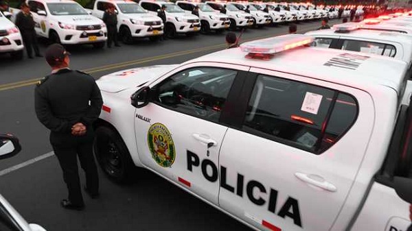 La Policía Nacional del Perú incorpora 270 patrulleros