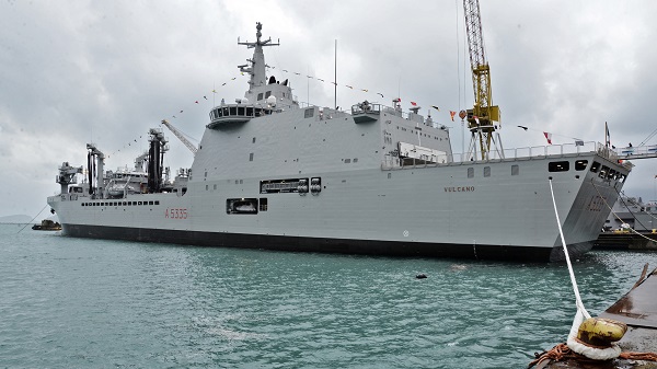 La Marina Militar Italiana incorpora su primer Buque de Soporte Logístico