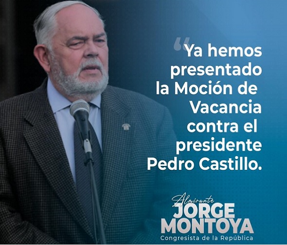 Perú – Día 0223: En el Congreso se presenta la segunda moción de vacancia presidencial con apoyo multipartidario