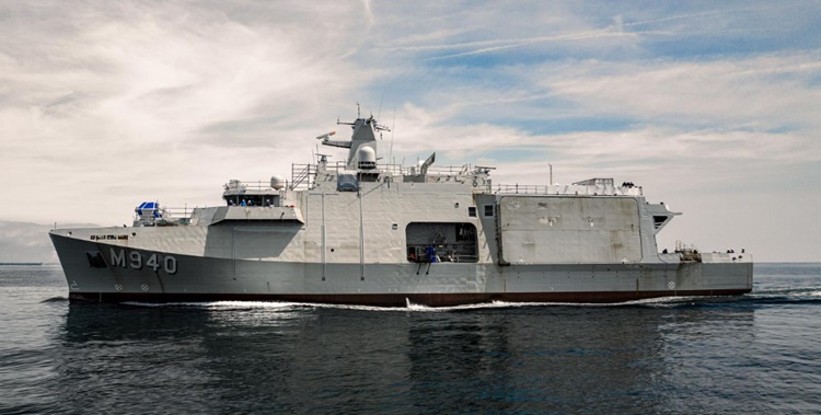 El primer caza minas rMCM para la Armada de Bélgica en pruebas de mar