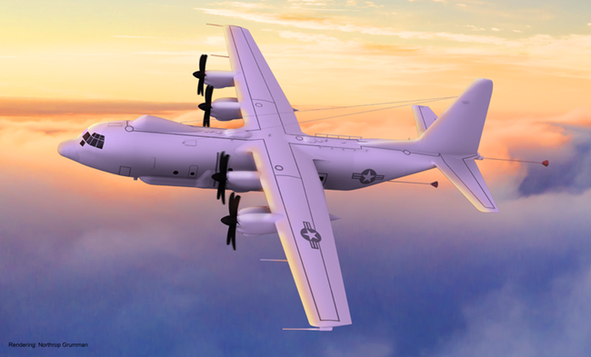 Northrop Grumman suministrará a la Armada de EEUU aviones de comando y control E-130J TACAMO