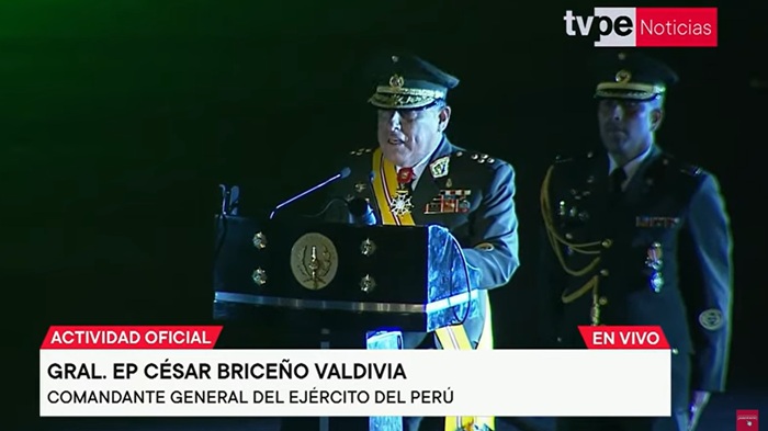 General César Briceño llama la atención sobre el injusto procesamiento judicial de militares peruanos que lucharon contra el terrorismo