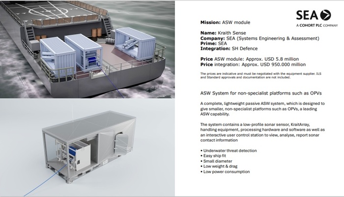 SH Defence promueve su sistema modular Cube para las OPV de la Armada de Filipinas