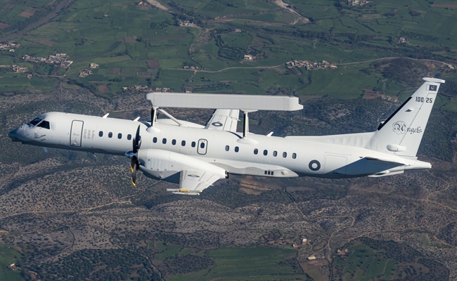 La Fuerza Aérea de India destruyó un Saab 2000 AEWC de Pakistán